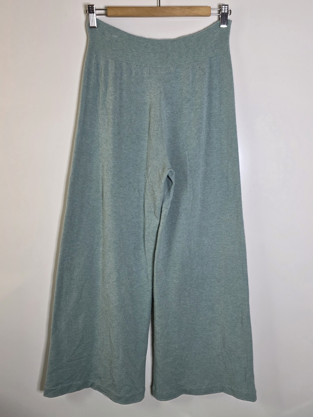 Jaki London Kaia Light Aqua Sweater pants Soft fine knit pull on sweater pants - Picture 6 of 10